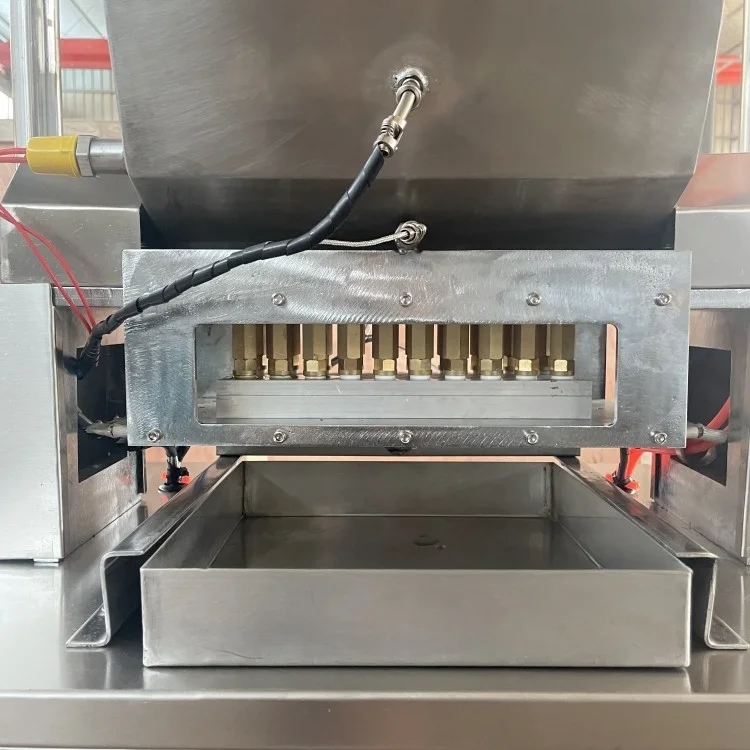 Armazenamento de doces com controle automático para produção de pirulitos e ursos de goma