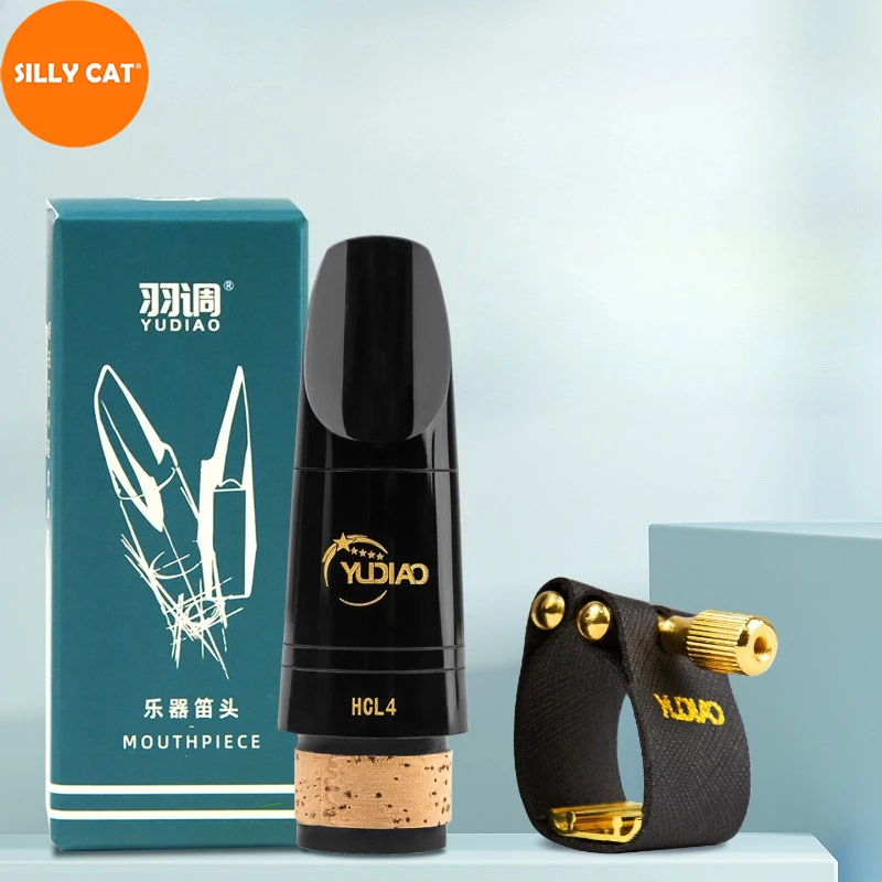 

4C Bb Clarinet Bakelite Mouthpiece Classical Popular for Beginner with Mouthpiece Ligature Easy To Pronounce