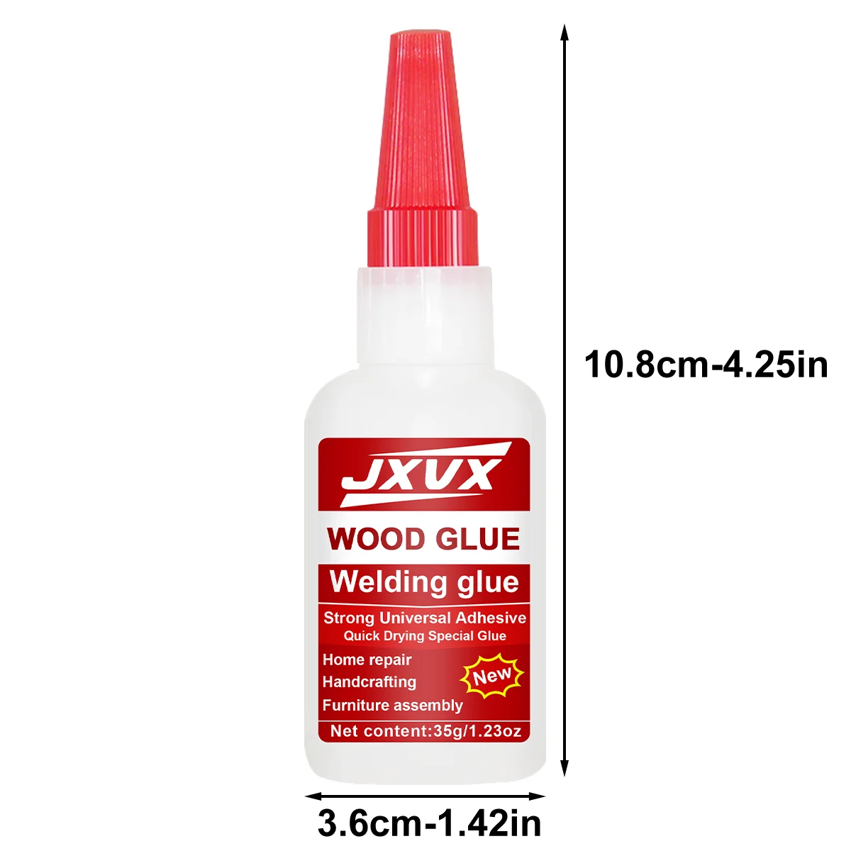 JXVX 35 г высокопрочный масляный клей для сварки — универсальный суперклей, мощный мгновенный клей для смолы, керамики, металла, стекла, дерева, пластика, резины, водонепроницаемый сверхпрочный клей.