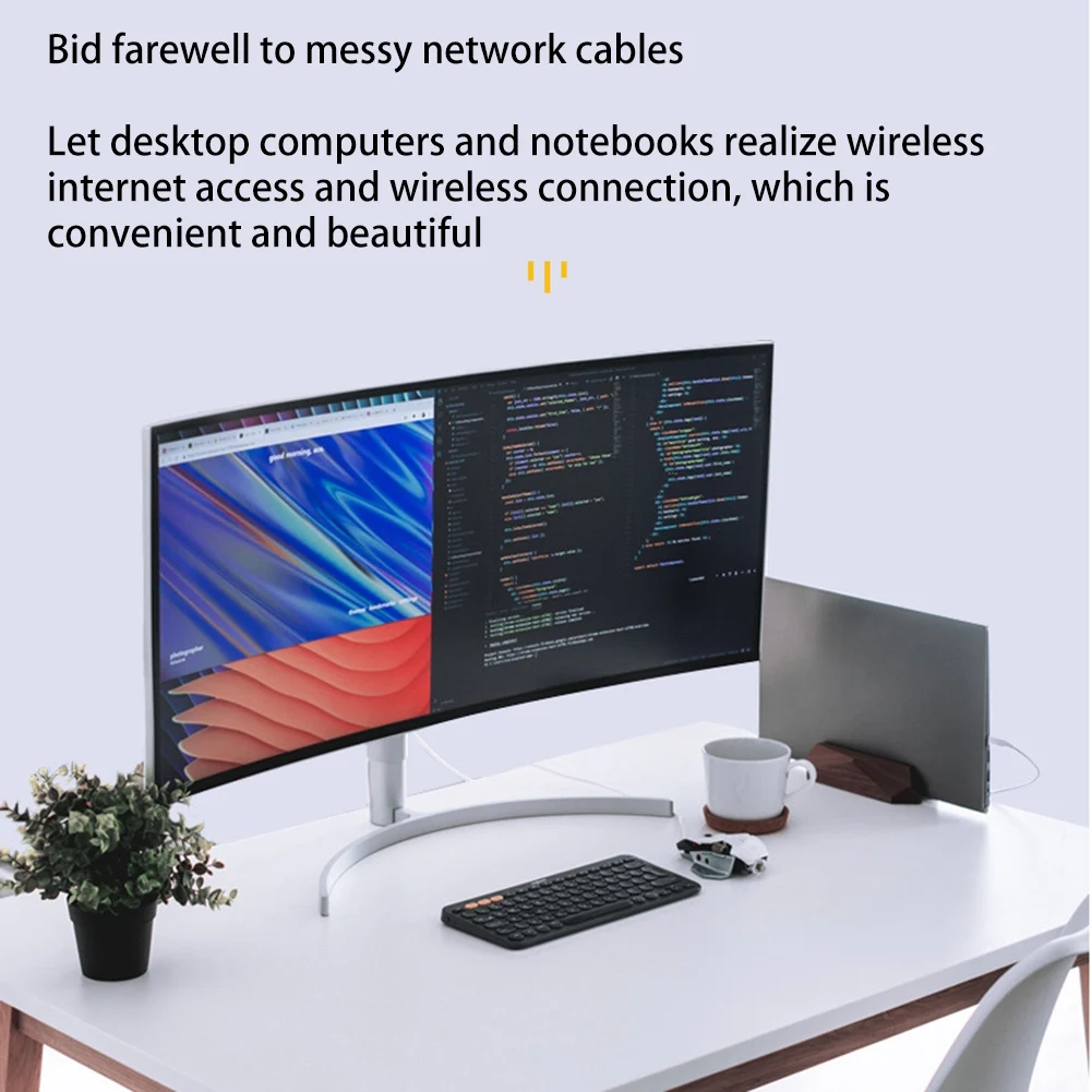 LXLT 600Mbps 5Ghz 2.4Ghz 무선 네트워크 카드 USB Wifi 동글 어댑터 Windows Mac/PC 용 USB 듀얼 밴드 RTL8811 LAN 어댑터