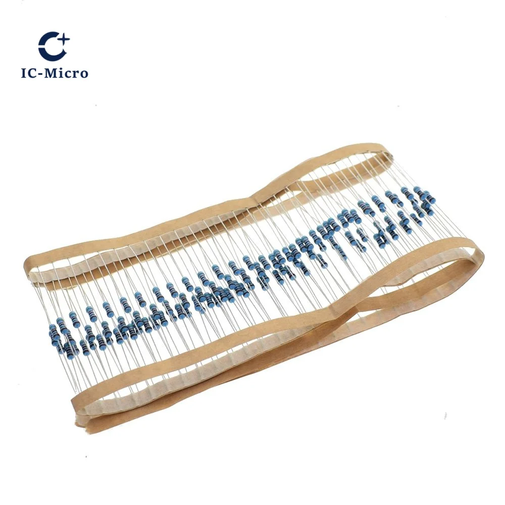 100 stks 1/4 W 1R ~ 22 M 1% Metalen weerstanden 100R 220R 1 K 1.5 K 2.2 K 4.7 K 10 K 22 K 47 K 100 K 100 220 1K5 2K2 4K7 ohm weerstanden