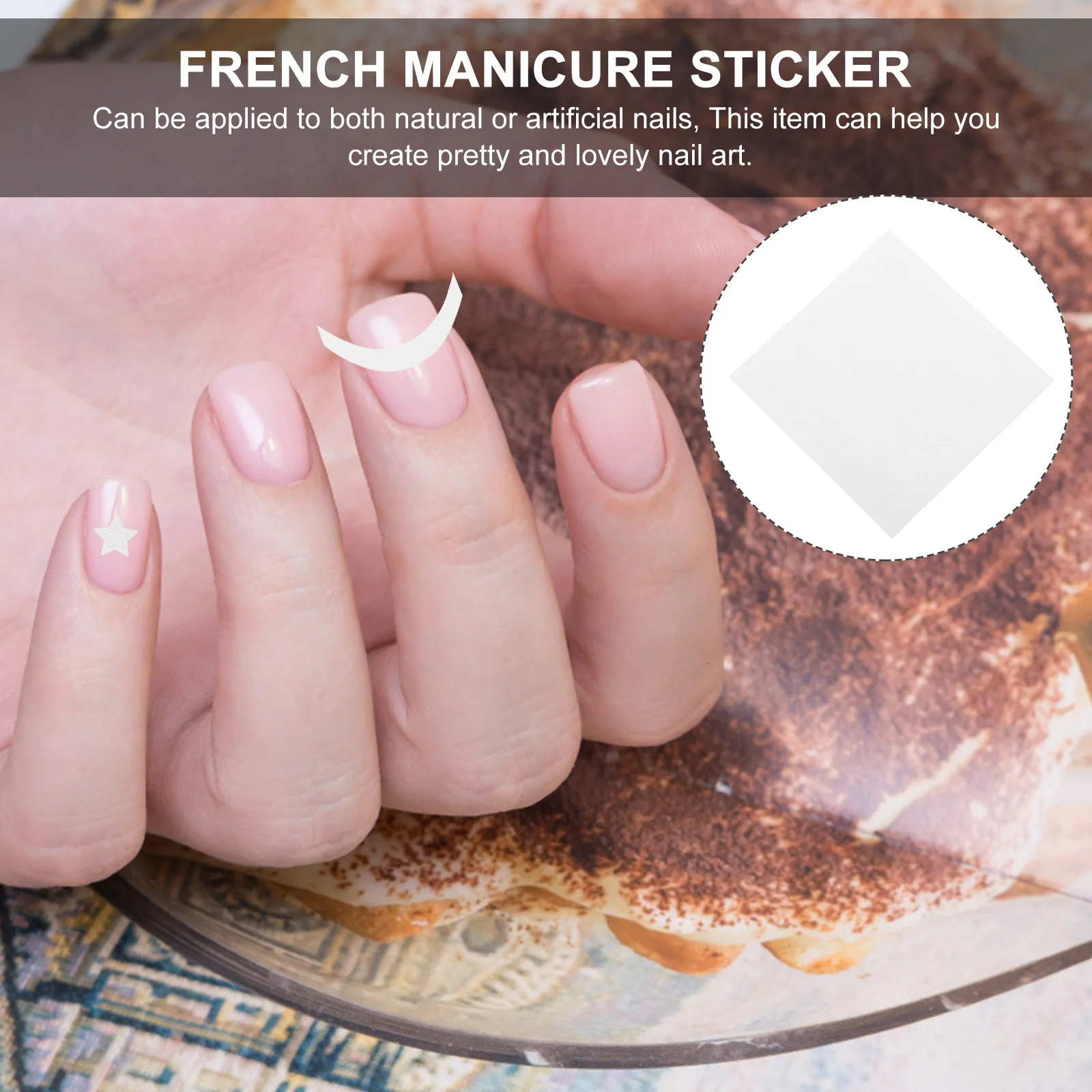 50 vellen Franse manicure sticker nagel tip gidsen slijtvast zelfklevende schoonheidssalon effecten nagel gids sticker