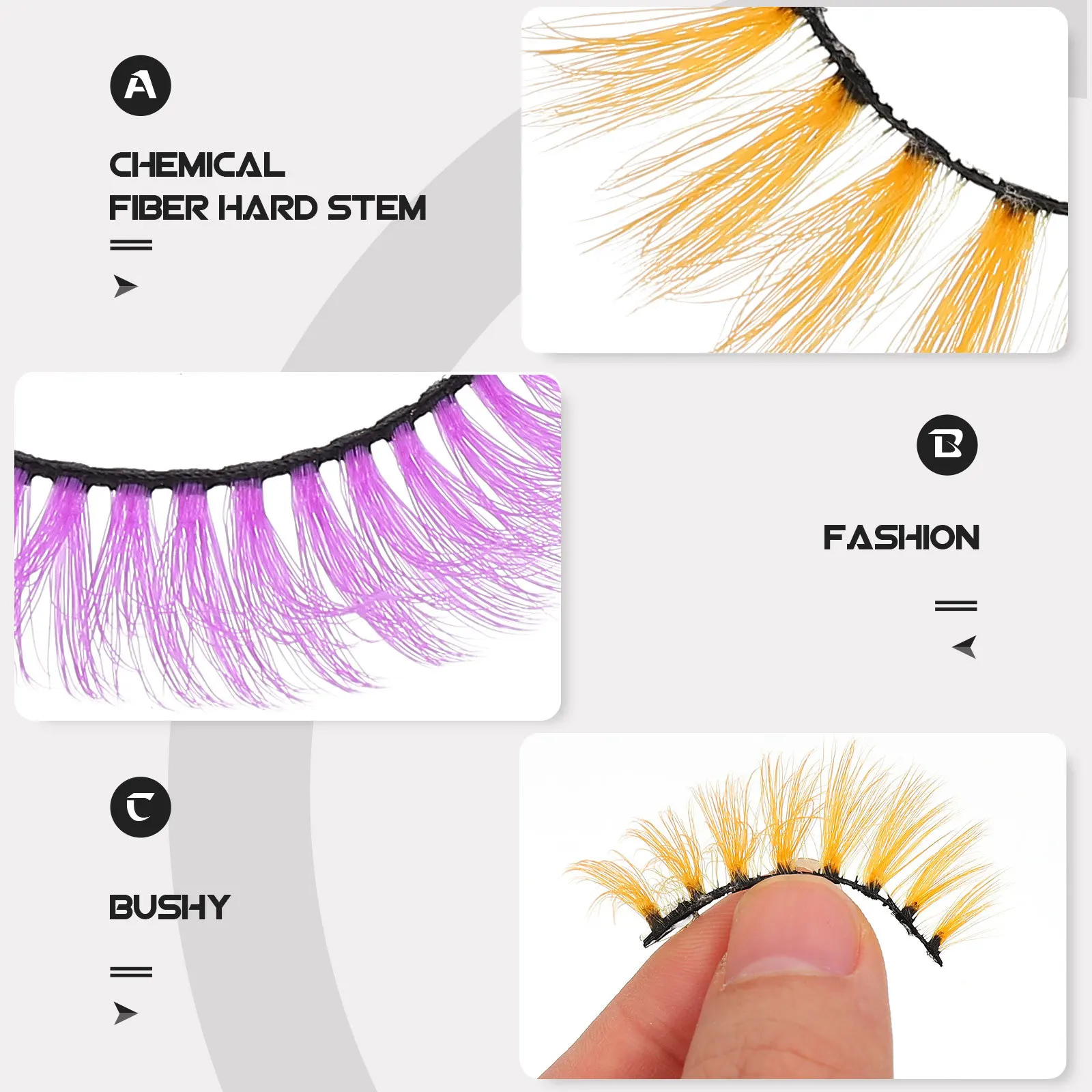 

5Pairs Simulation False Eyelashes Natural Thick Fake Lash Makeup Eyelash Volume Dense Full Women False Eyelash Extension