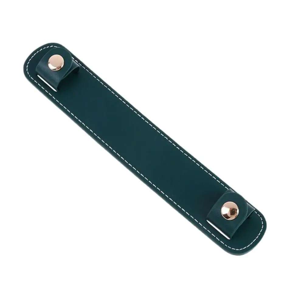 

Resuable PU Leather Bag Strap Decompression Pads Snap Pressure Relief Bag Handle Fixing Clip Wide Korean Style Shopping