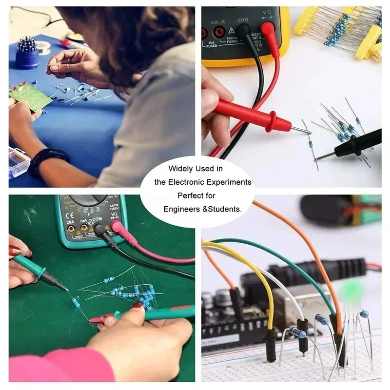 300PCS 1% Widerstand Set Widerstand 1/4W Metall Film Widerstände Kit 10 Ohm ~ 1M Ohm 30 Werte Sortiment Set Elektronische Komponenten Kit