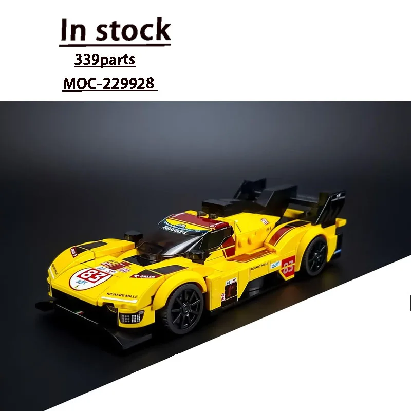 

MOC-229928 Small Classic 499P Sports Car Racing Building Block Model 339 Parts MOC Creative Boy Children's Birthday Toy Gift