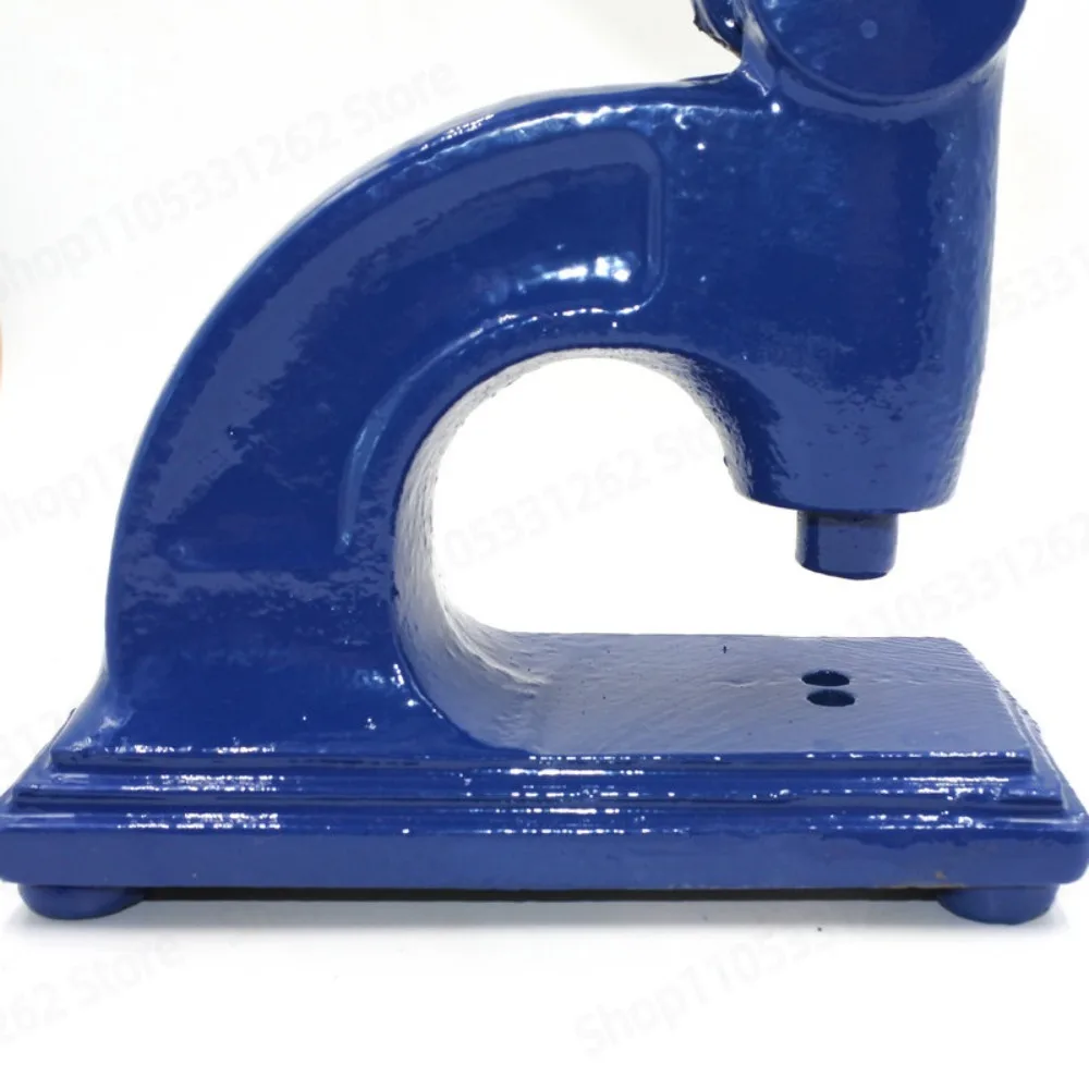 Blue Cast Iron Steel Stamp Holder, Hand Pliers Steel Stamp Rack, Alloy Steel Printing Tool with Extended Handle Heavy Duty Rack