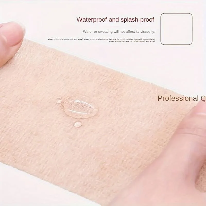 1/10pcs Self Adherent Cohesive Bandage Wrap Stretch Non Woven Self Adhesive Tape - Skin Colour Athletic Elastic Bandage image 4