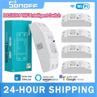 1-5PCS SONOFF BASICR4 WiFi Smart Switch ESP32 Magic Switch Mode Reliable Safe EWeLink Remote Control With S-MATE2 Alexa Google