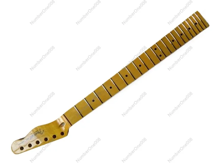 Electric Guitar ST Neck, Handle 21 Frets 22 Frets, Maple Fingerboard with Reinforcement Ribs TDIY Electric Guitar Accessories