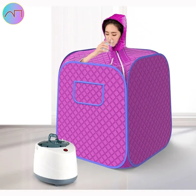 

Portable Whole Body Steam Sauna for Home Use Detox Therapy Weight Loss Folding Spa Cabin Health Care