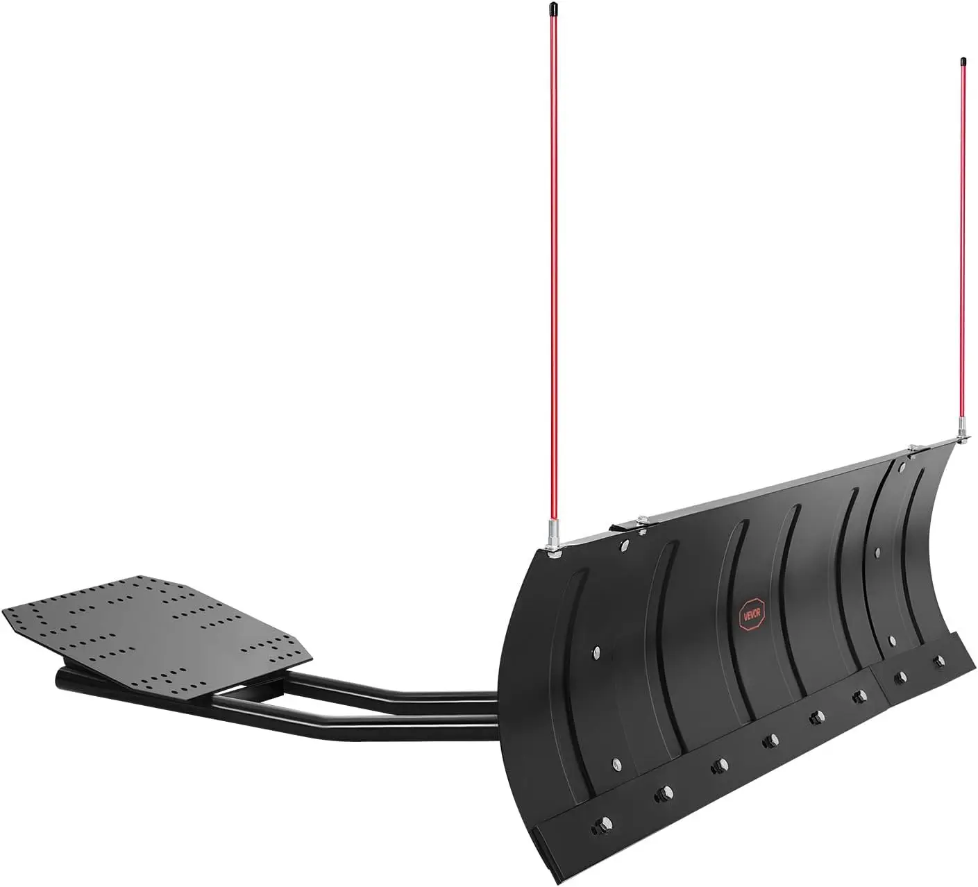 Detachable Snow Plow Blade, 43 in 60 in Width Adjustable Snow Plow Kit, Easy