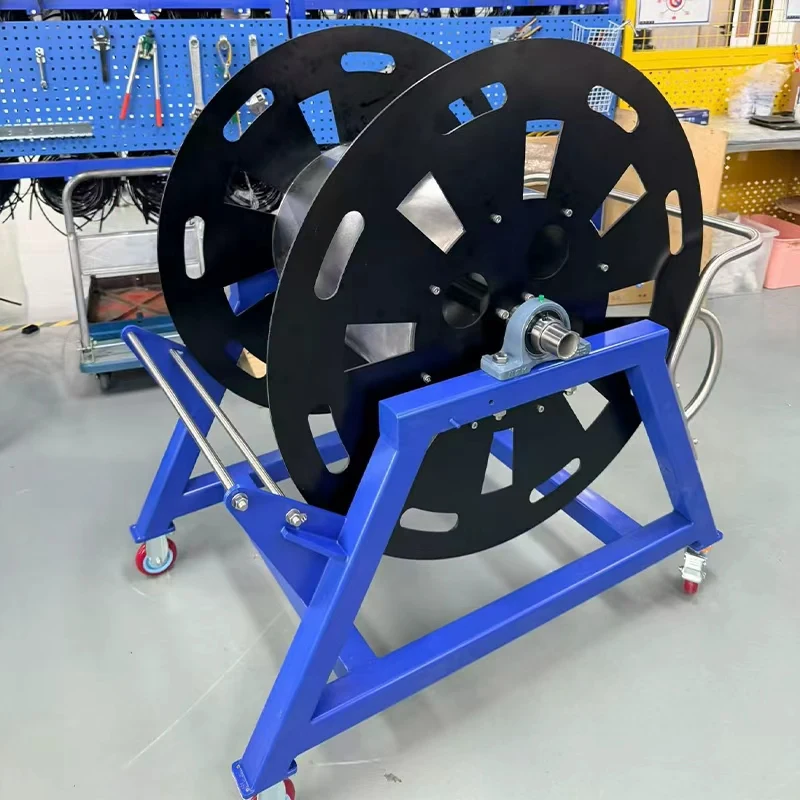 Marine Electric Cable Winch 150m 200m 500m Underwater Cable Reel with Slip Ring and Cable Arranger for Ship Vessel ROV