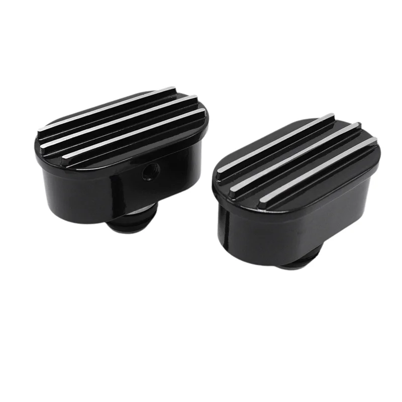 

Finned Oval Black Aluminum Valve Cover Breather & PCV Valve Combo Kit Durable For Chevy Ford Mopar SBC BBC 350