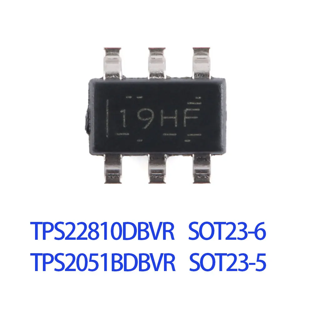 10PCS TPS22810DBVR SOT23-6 TPS2051BDBVR SOT23-5 TPS22810 TPS2051 IC Chip