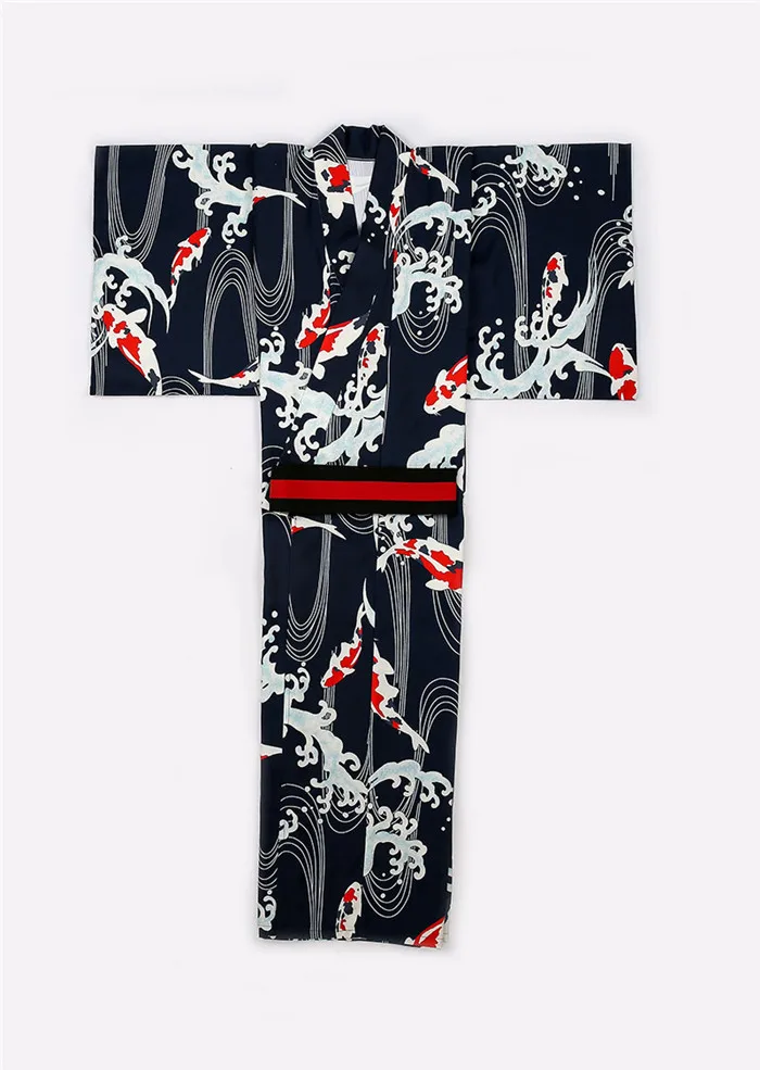 Fato tradicional de samurai masculino, flores, beleza, verão, roupão de banho, vestido formal