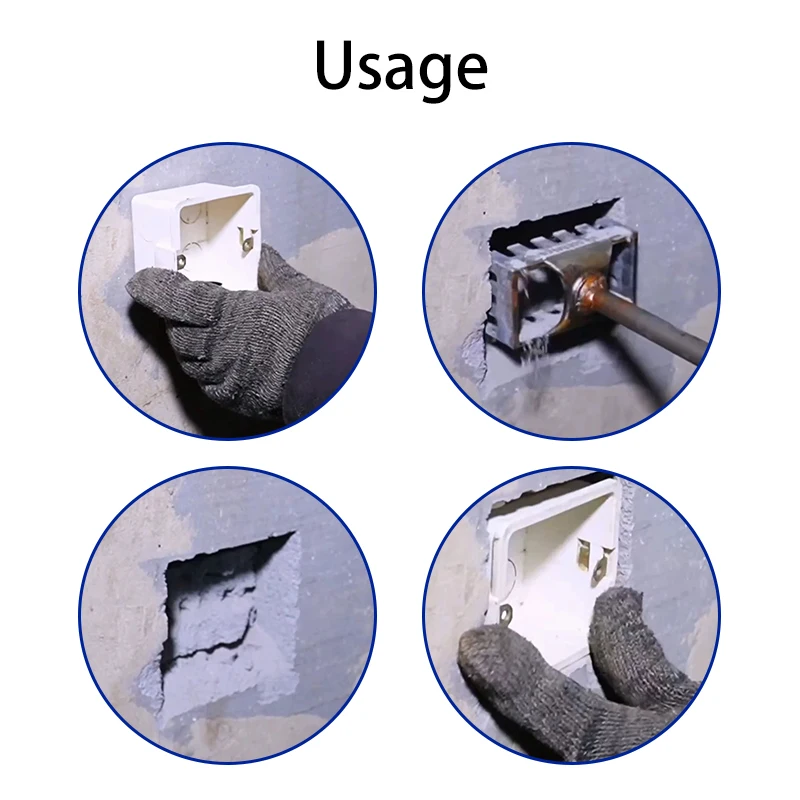 مربع الحفر ثقب فتاحة المطرقة الكهربائية ثقب التوسع سباك كهربائي جدار الشق تركيب المقبس أداة الملحقات #5