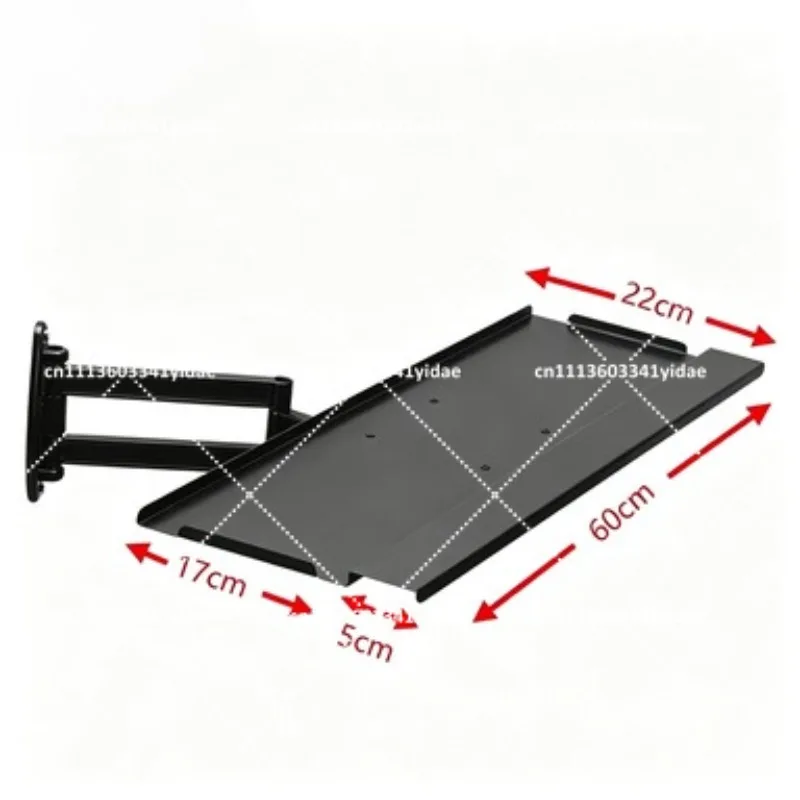 Sim Racing MOD Aluminum Keyboard Mouse Tray Wall Mounted Rotary Holder for Racing Game Simulator Stand Bracket