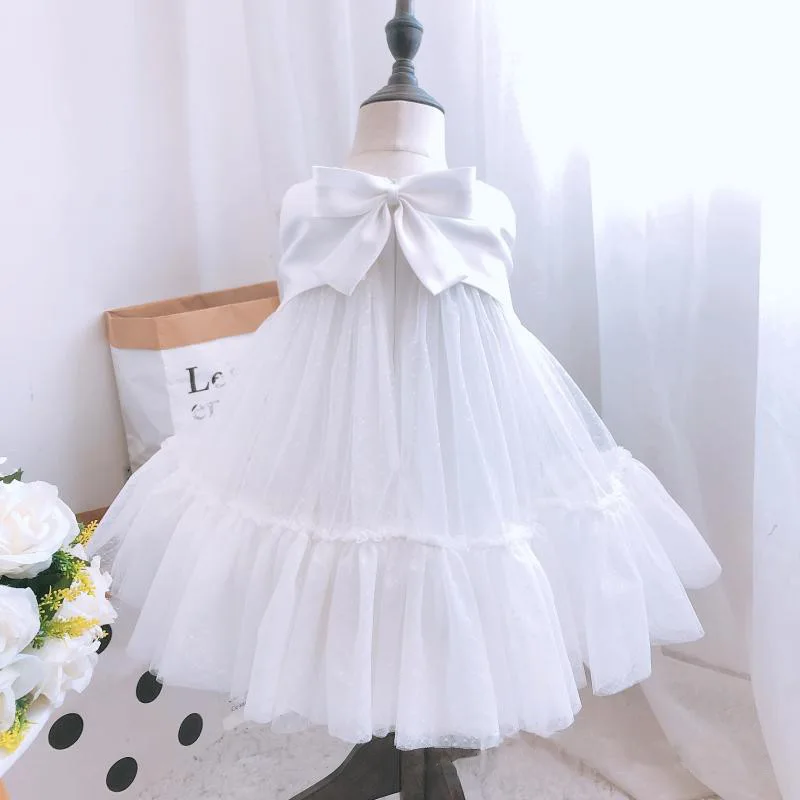 Abito elegante per bambini Abito per bambini in pizzo per ragazza Compleanno Natale Vestiti per bambini Ragazza Abito in tulle per bambini Abito rosa