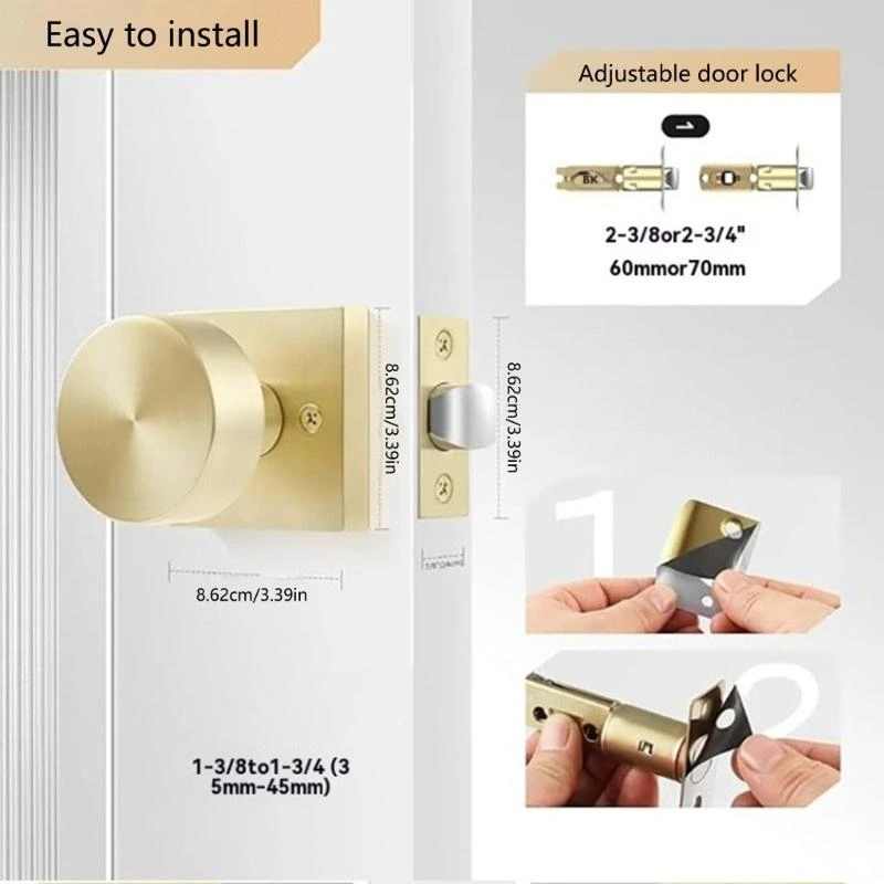 

E15d тяжелая квадратная ручка для дверей золотой дверной ручки с квадратными дизайнами, подходящими для уединения спальни и