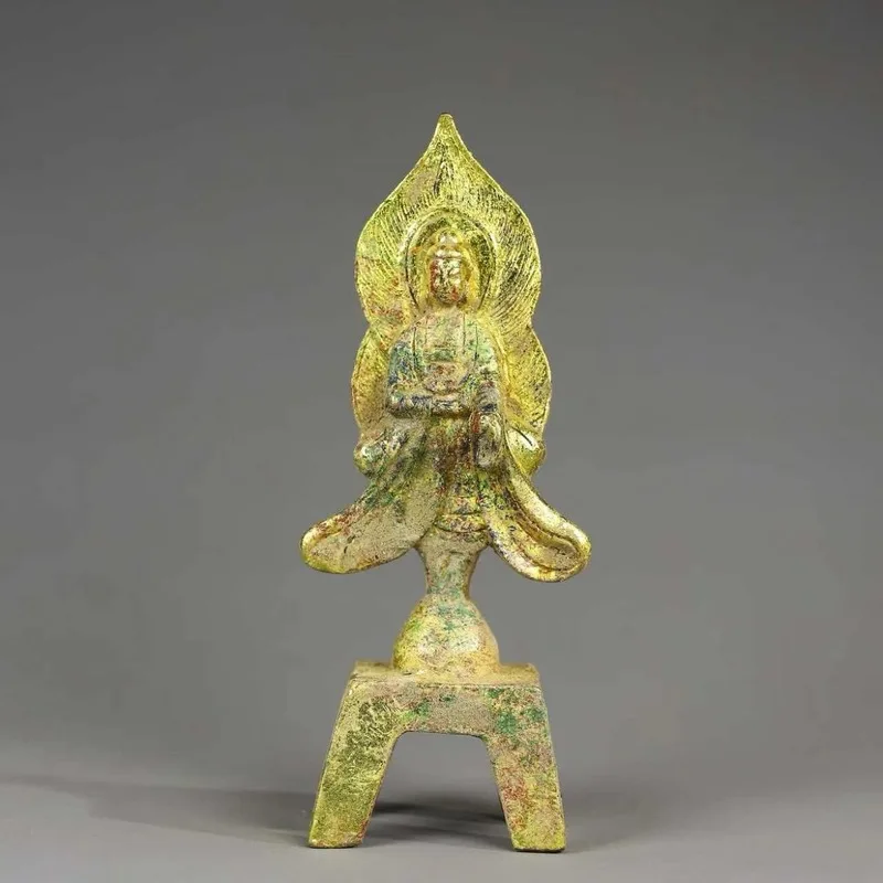 Antique White Copper Thousand-Armed Guanyin , Home Decorative , Tibetan-Style Buddha Statue Ornament