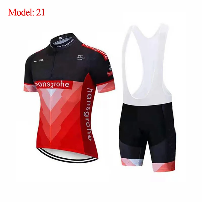 Bicycle Riding Suits Short Sleeves High Elastic Bike Competitive Slim Cycling Team Jersey Breathable MTB Shirts GEL Shorts