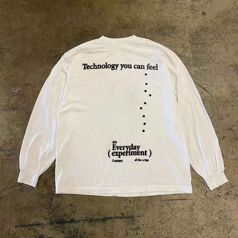 

2000s T Shirt for Men Autumn T-shirt Streetwear Oversized Long Sleeve Letter T-shirt Harajuku Gothic Vintage Graphic Tee Top