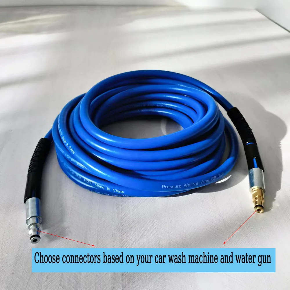 Super Flexible High Pressure Water Cleaning Hose Pipe Cord Kink Resistant High Pressure Extension Hose for Karcher Bosch Lavor