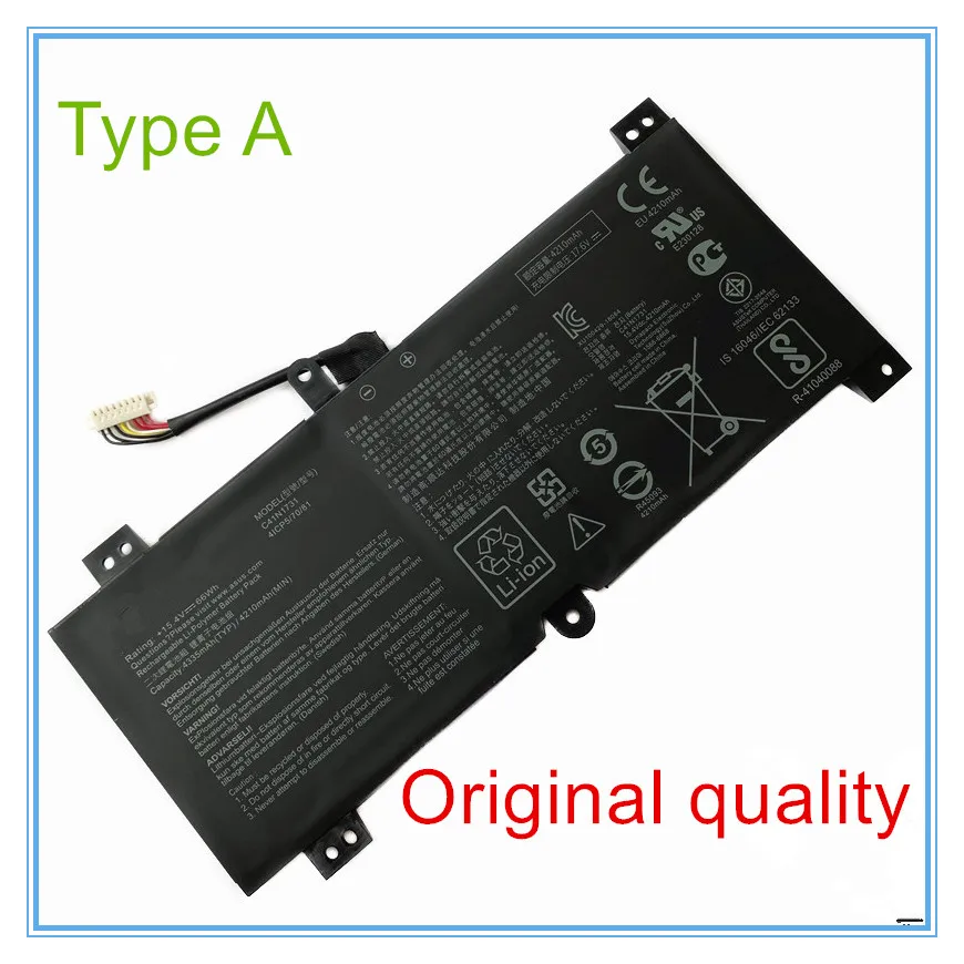 15.4V 66Wh C41N1731 C41N1731-2 Batteria Del Computer Portatile per Gl704 GL504GM GL504GW GL504GS G515GV GL704GM