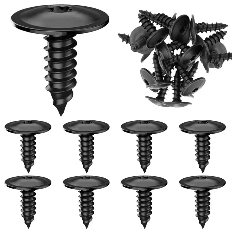 10 Uds N90775001Torx Clips de tornillo de rosca de cabeza de armazón para VW Volkswagen POLO Touareg Golf Beetle Passat Cabrio AUDI A3 N90892001