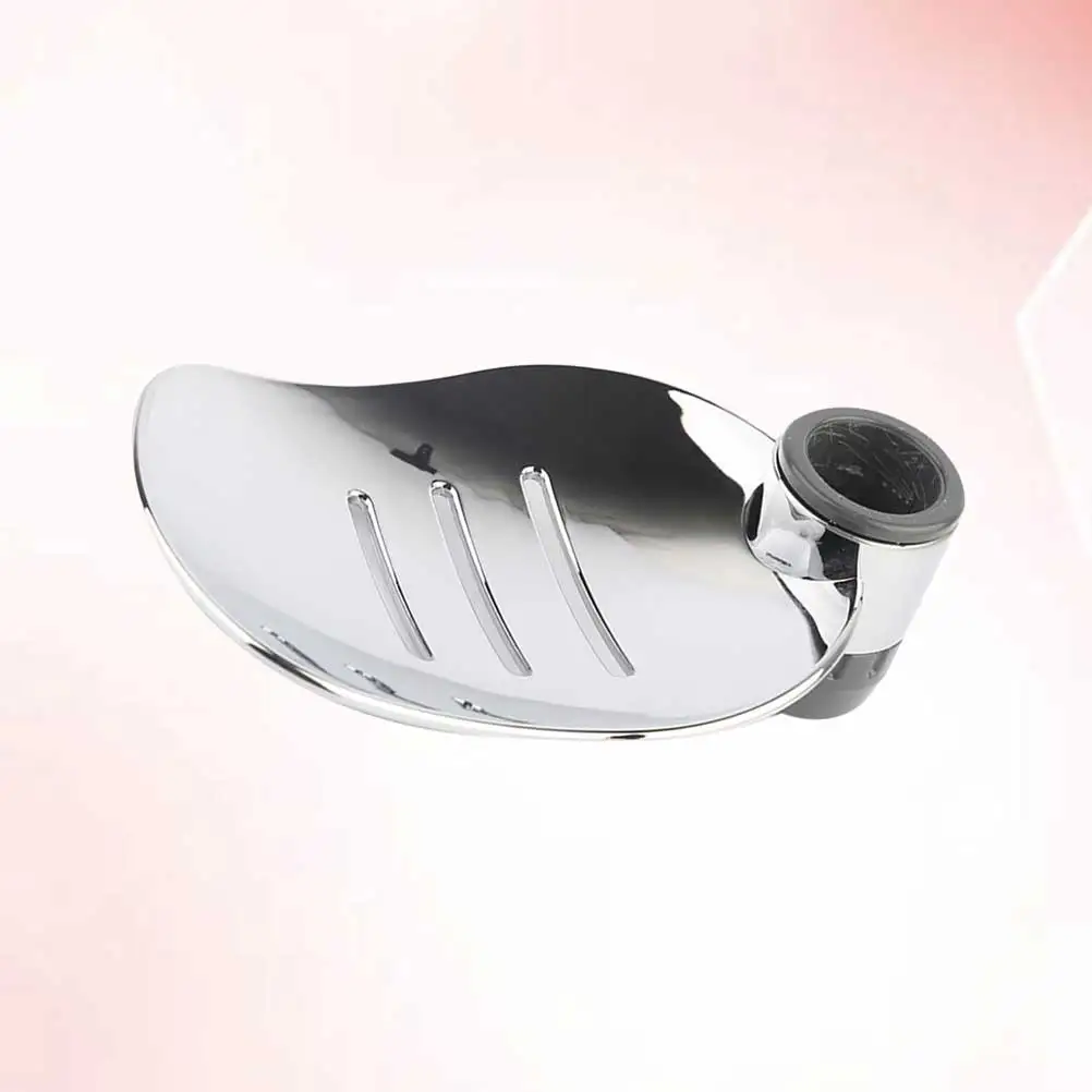 

2 Pcs Soap Holder ABS Bathroom Kitchen Accessories Practical Tray Drainage Design Extending Life Portable