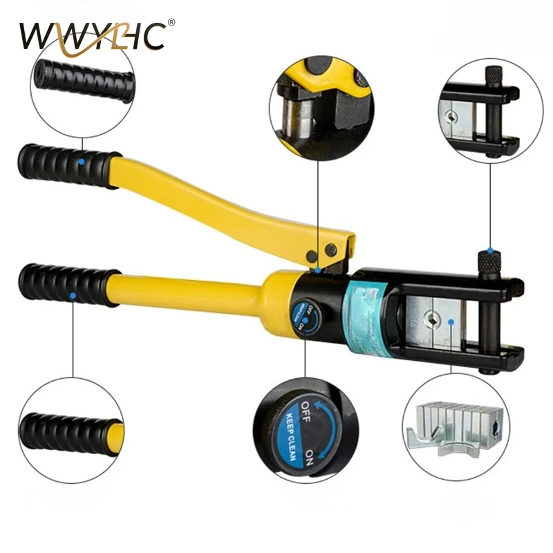 Suitable for Manual Hydraulic Pliers YQK 70 Hydraulic Plier Portable Cable Crimping Tongs Labor Saving Quick Crimping Tools