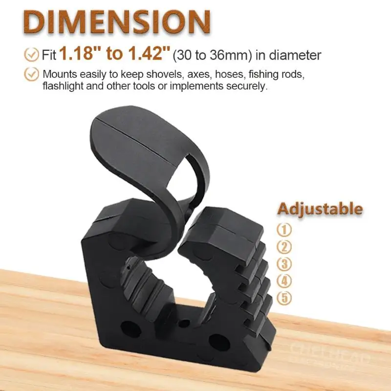 2Pcs Quick Fist Rubber Clamp Tools Equipment Mounting Clamp For Offroad Vehicle ATV UTV Truck Auto Accessories