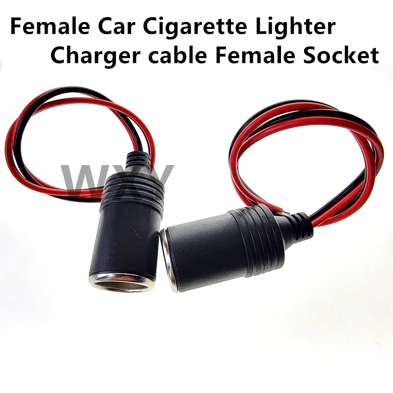 1pcs 12v 18A Max.120W Female Car Cigarette Lighter Charger cable Female Socket Connector