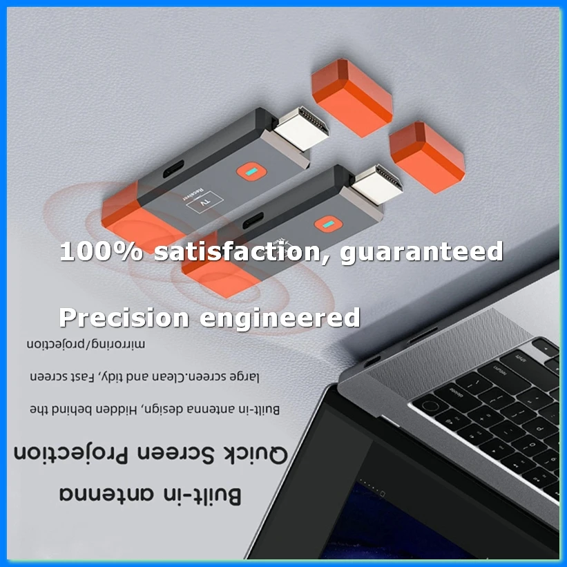 

HD Wireless Transmitter and Receiver 1080P 50M HD Wireless Video Display Extender for Camera Laptop PC to TV-A62I