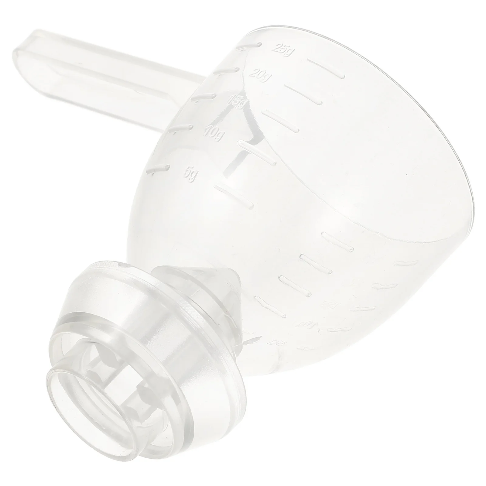 ملعقة قياس متعددة الوظائف، تصميم مدمج مقاوم للانسكاب لملء زجاجات المياه المسبقة لمسحوق البروتين