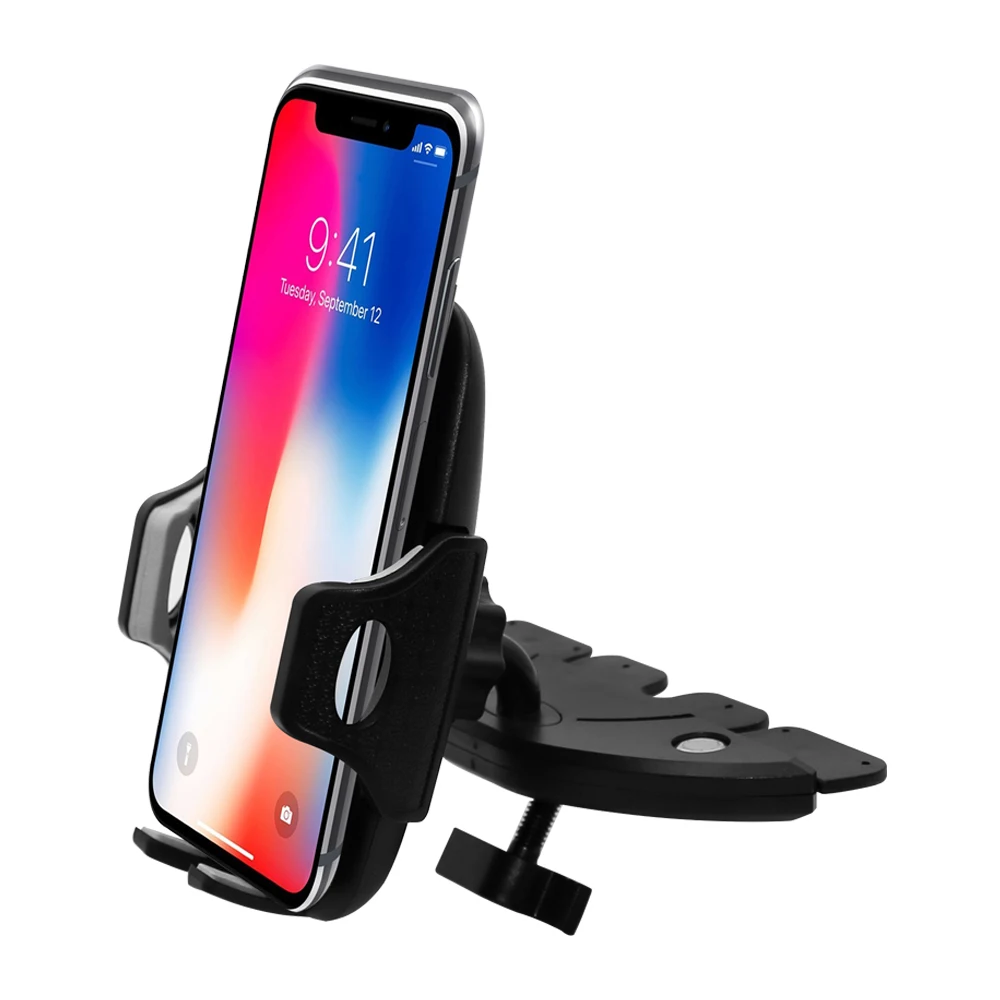 CD Slot Car Phone Mount Holder Compatible for Apple IPhone 15 14 Pro Max Plus 13 12 11 Xs Xr X Mini SE Samsung Z Fold, Z Flip image 2