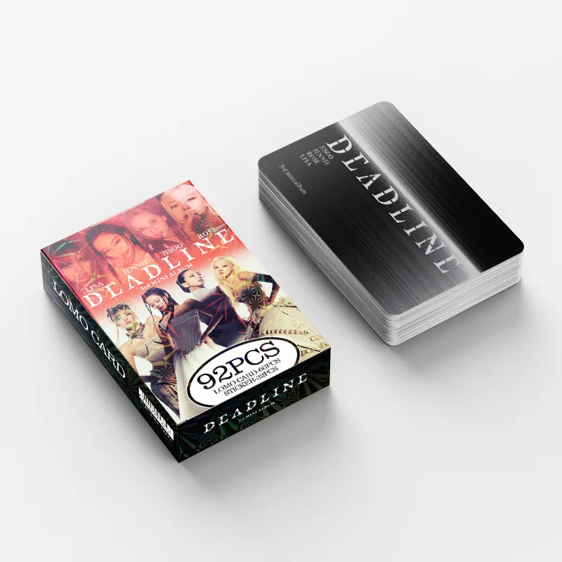 

92 K-pop girl group mini new album DEADLIDE support photo cards, celebrity stickers, LOMO cards, fan collectible cards, gifts