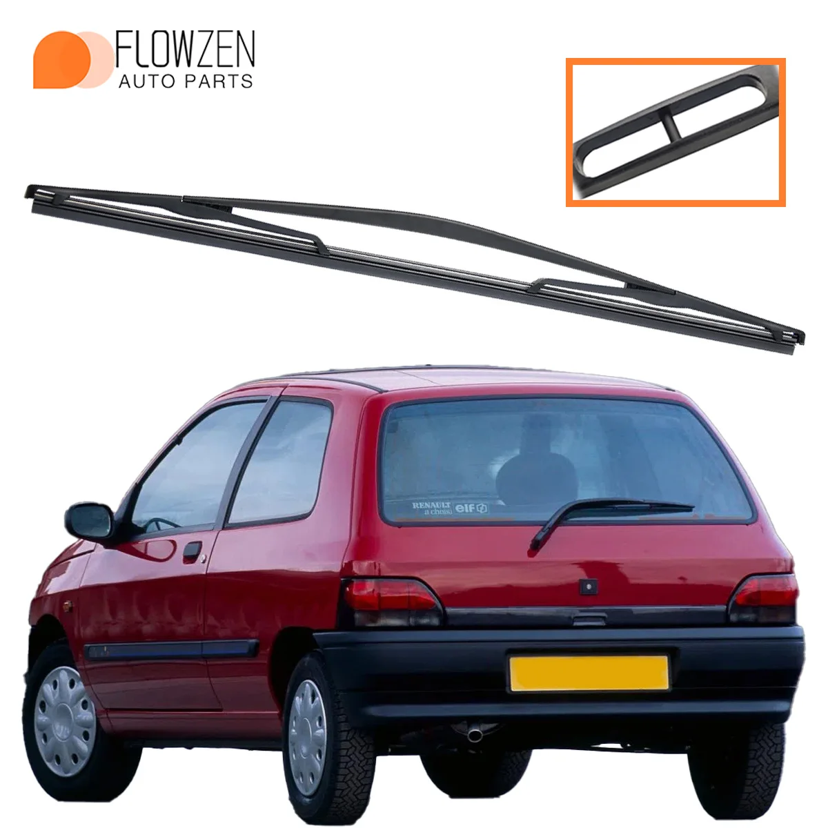 1 Stück Heckscheibenwischer Passend für Renault Clio MK1 1994-1998 Autoteile Heckscheibenwischerblätter Scheibenwischer-Zubehör