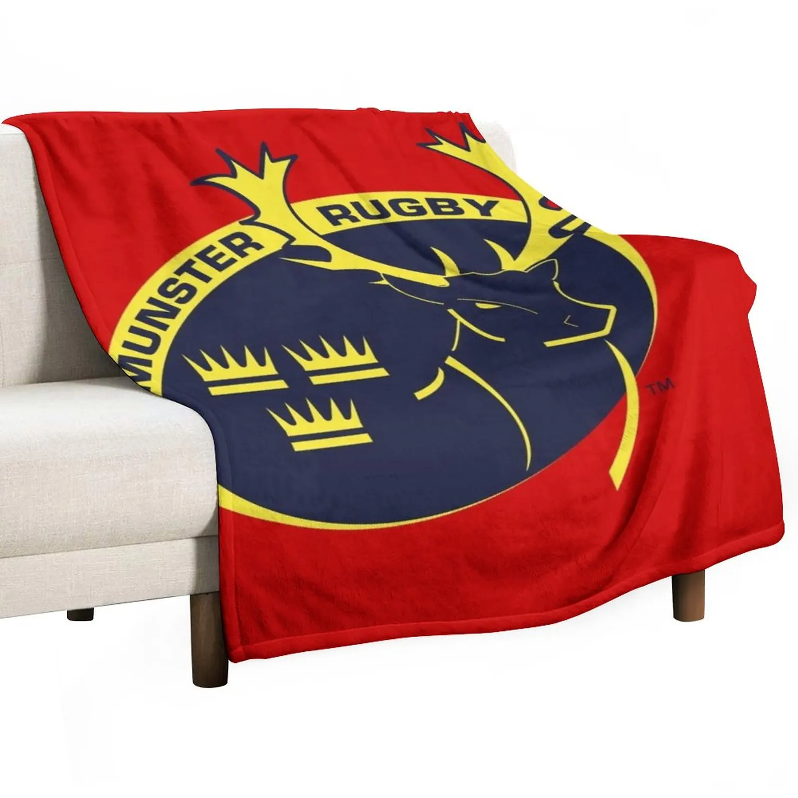 

The Munster Rugby Throw Blanket for babies Luxury Thicken For Sofa Thin Blankets