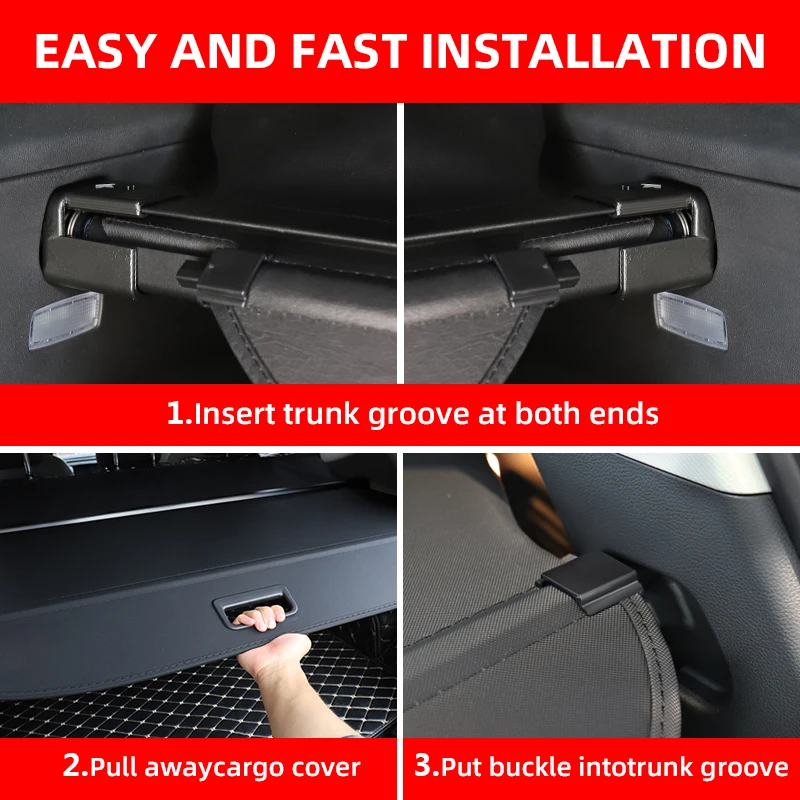 For Toyota Verso 2011-2015 Retractable Trunk Cover Cargo Shade Privacy Shield Auto Interior Accessory