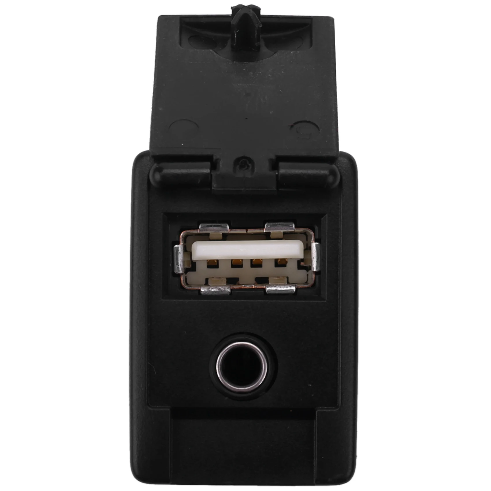 NEW HOT In Stock-Car AUX USB Port Adapter Jack Auto For Toyota Rav4 Camry For Yaris For Corolla Avalon 86190-0R010 Plastic Black