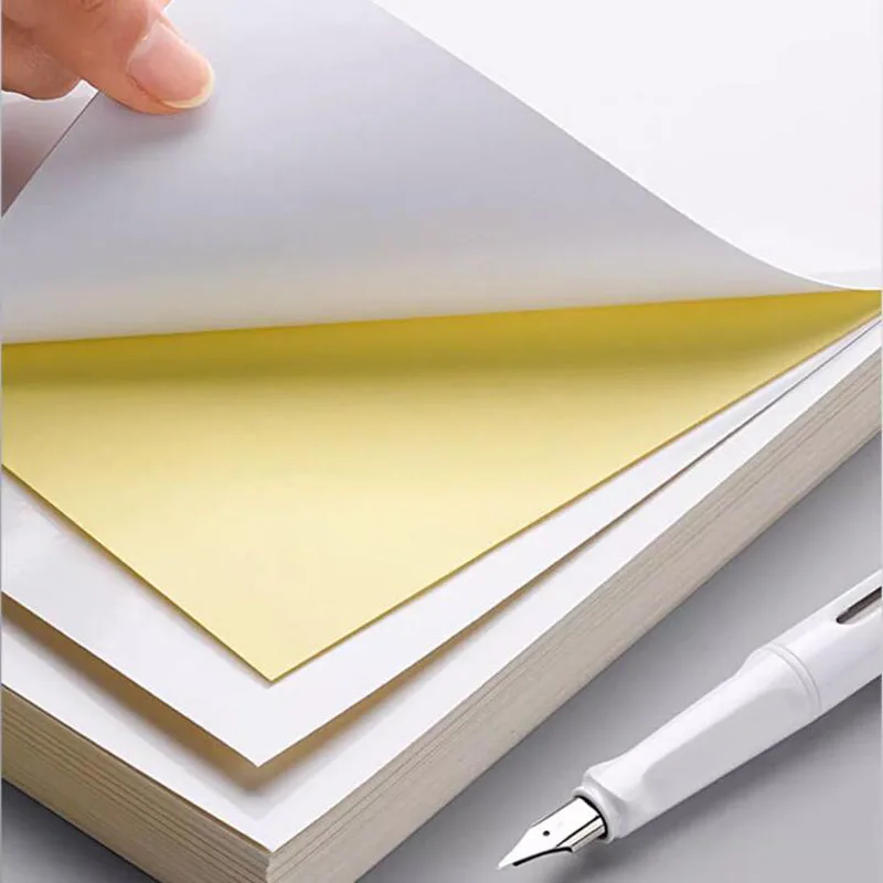 A4 Glossy White Self Adhesive Label Paper For Inkjet Laser Printer Easy Peeling Printable Sticker 20 30 50 Sheets Sticker