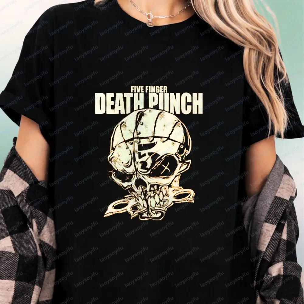 Five Finger Death Punch - Unique Style Fashionally Unique Fun Crazy Shirt - Men's and Women's Universal T-shirt