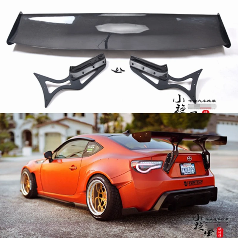 carbon fiber Unpainted black Fiberglass Material G Style GT 86 BRZ Rear Trunk wing spoiler For Subaru BRZ Toyota 86 GT86