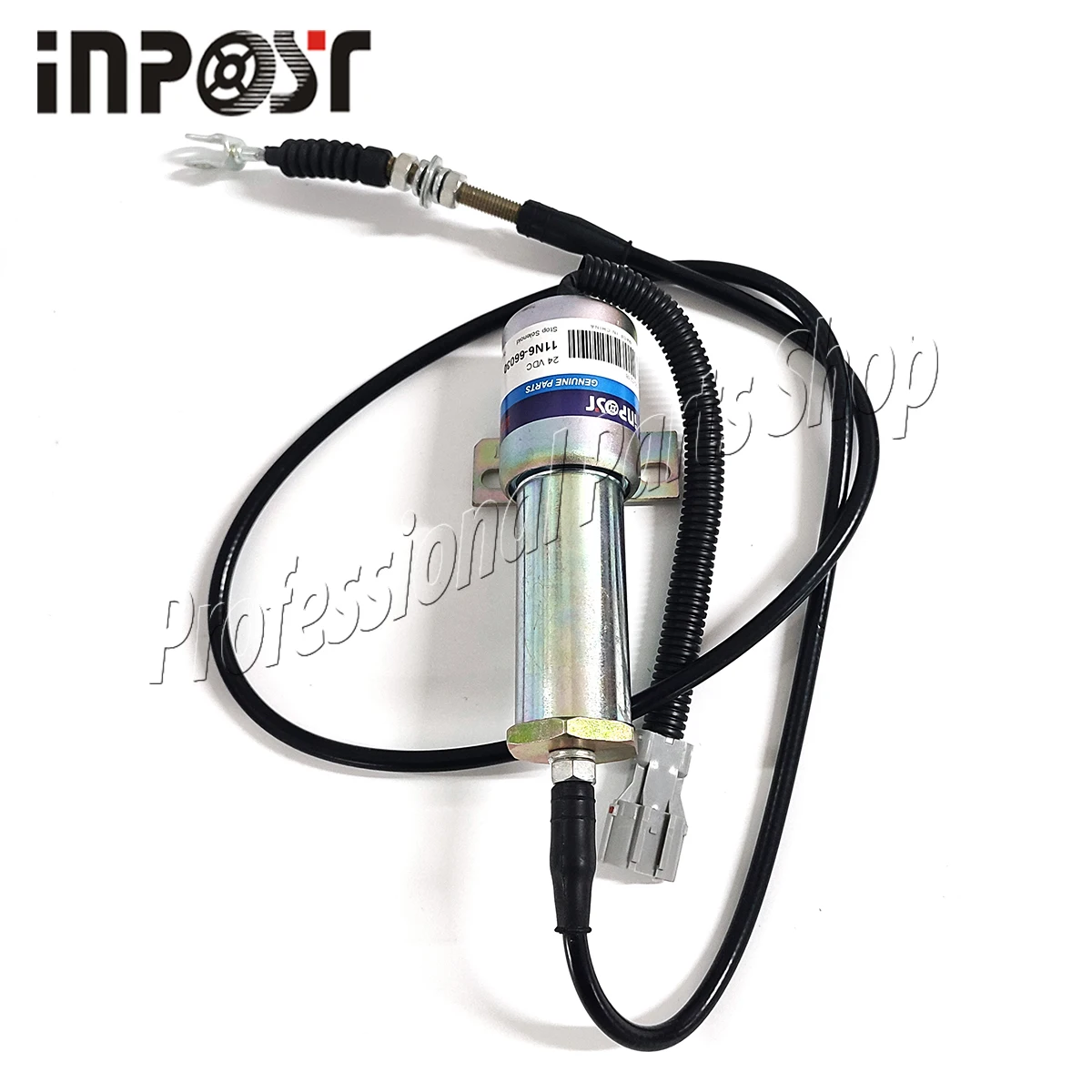 

24V 11N6-666030-24 Fuel Shut Off Stop Solenoid For Hyundai Excavator 11N6-666030 24V