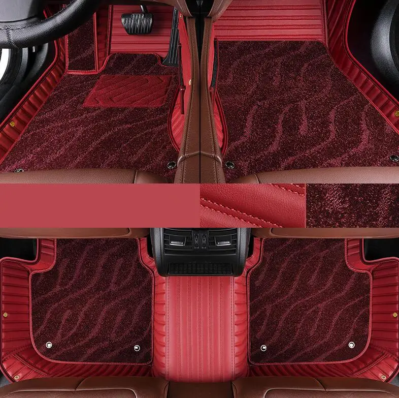 High quality,Custom car floor mats for Mercedes Benz GLC 43 AMG SUV 2026-2023 waterproof double layers carpets for GLC43 2025