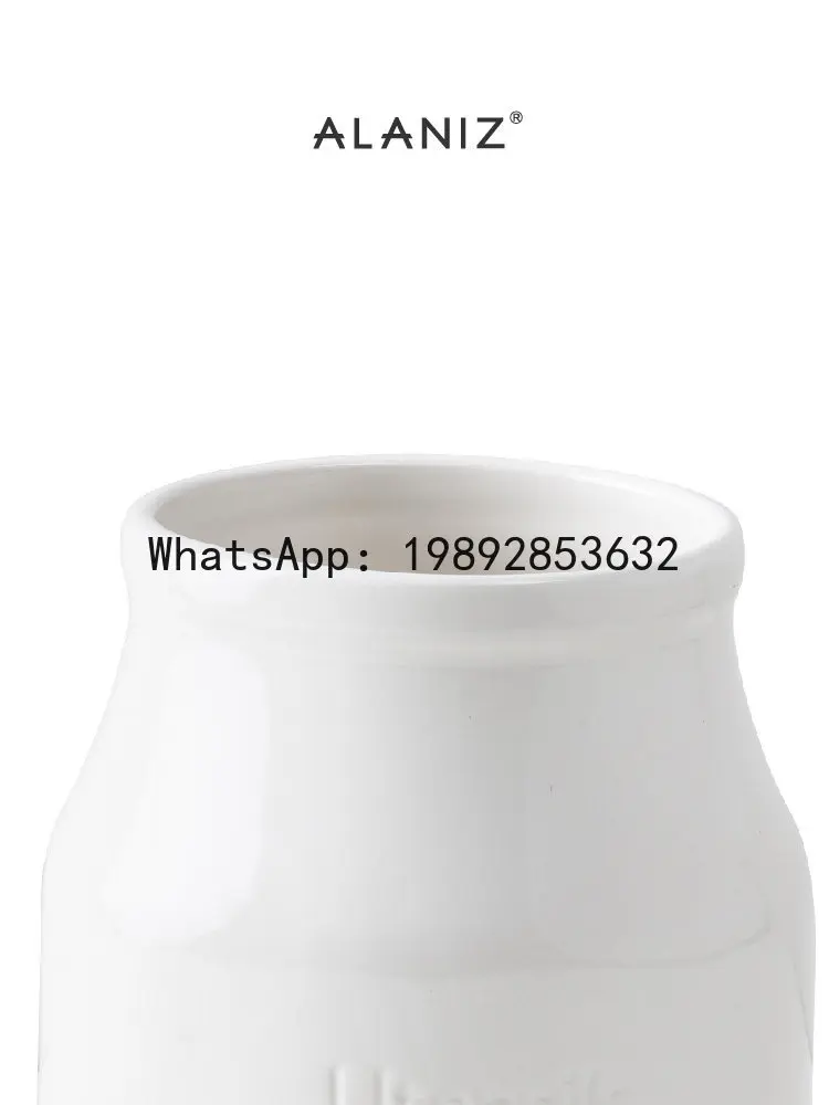 PYJ ceramic storage tank, chopstick spoon storage tube, creative tableware, kitchen household storage tank