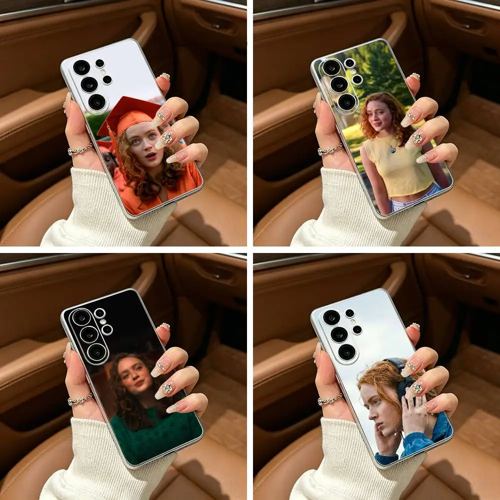 

Hit drama actress -S-Sadie Sink Clear Phone Case for Samsung S25, S24, S21, S22, S23, S30, Ultra, S20, Plus, FE, Lite