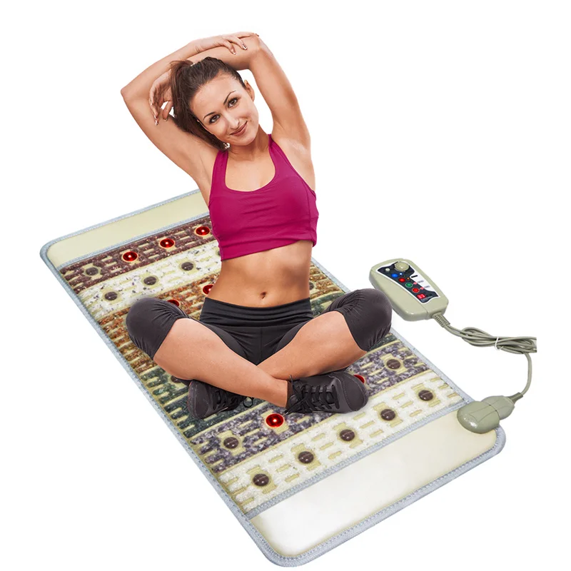 

Photon Energy Crystal Mat PEMF Therapy Mattress Magnetic Healing Pad Far Infrared Heat for Muscle Recovery Full Body Pain Relief